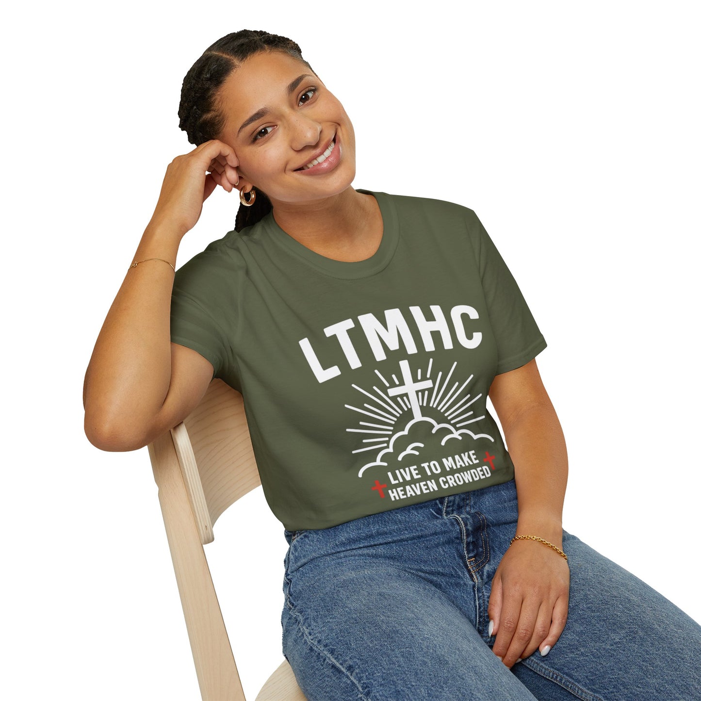 Live To Make Heaven Crowded - Unisex Softstyle T-Shirt