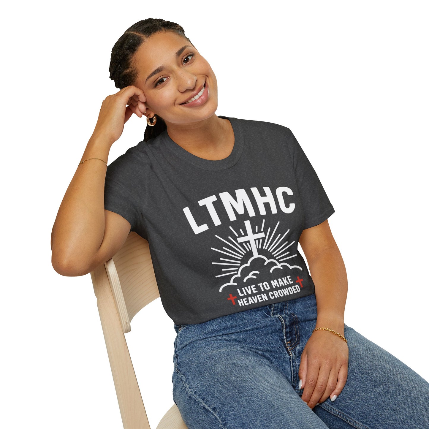Live To Make Heaven Crowded - Unisex Softstyle T-Shirt