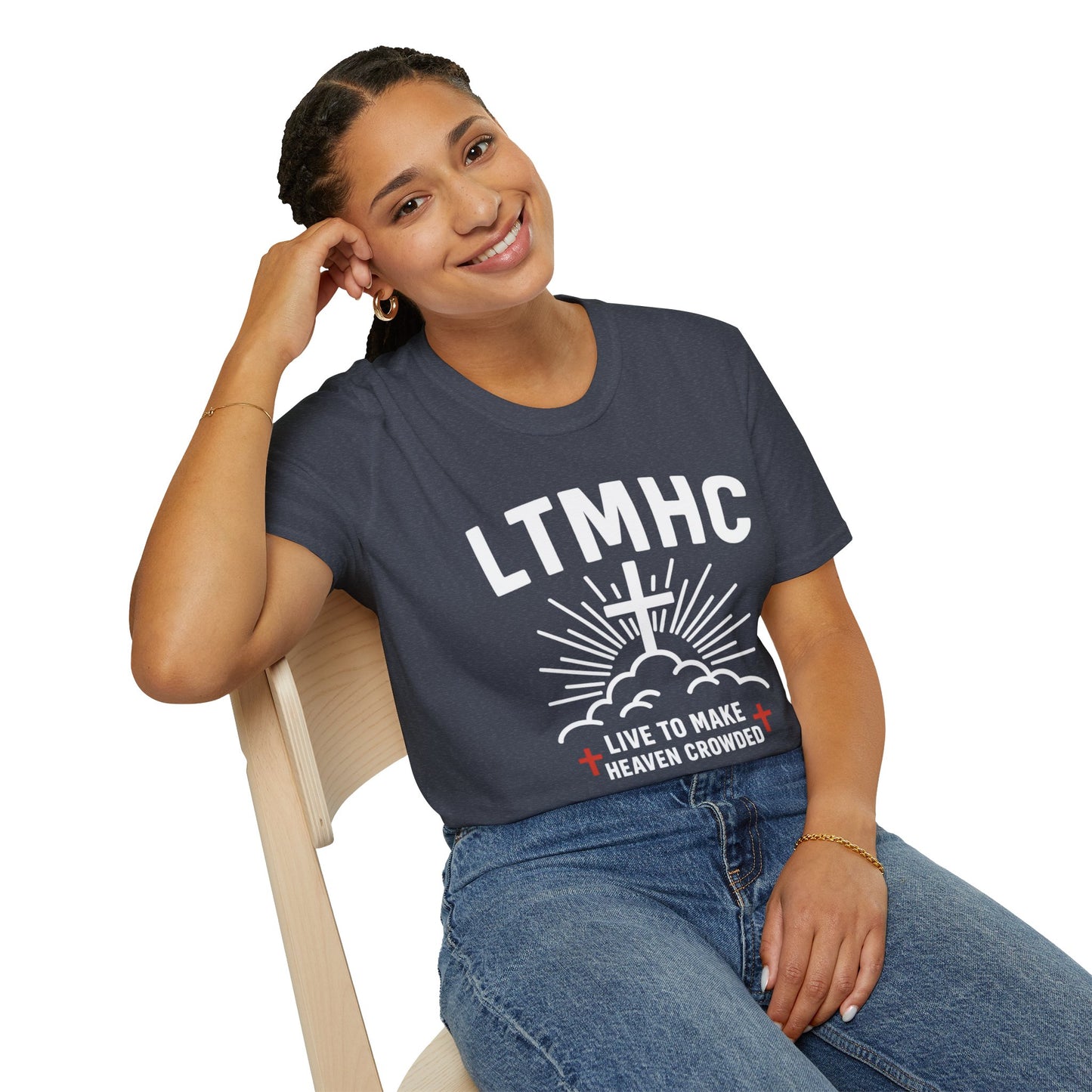 Live To Make Heaven Crowded - Unisex Softstyle T-Shirt